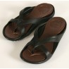 WALDIES® Amelia black / brown – Sandale à tong | Vento-Star