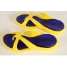 WALDIES® Amelia yellow / purple – Zehensteg-Sandale | Vento-Star