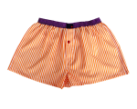 Orange White Stripes / Purple